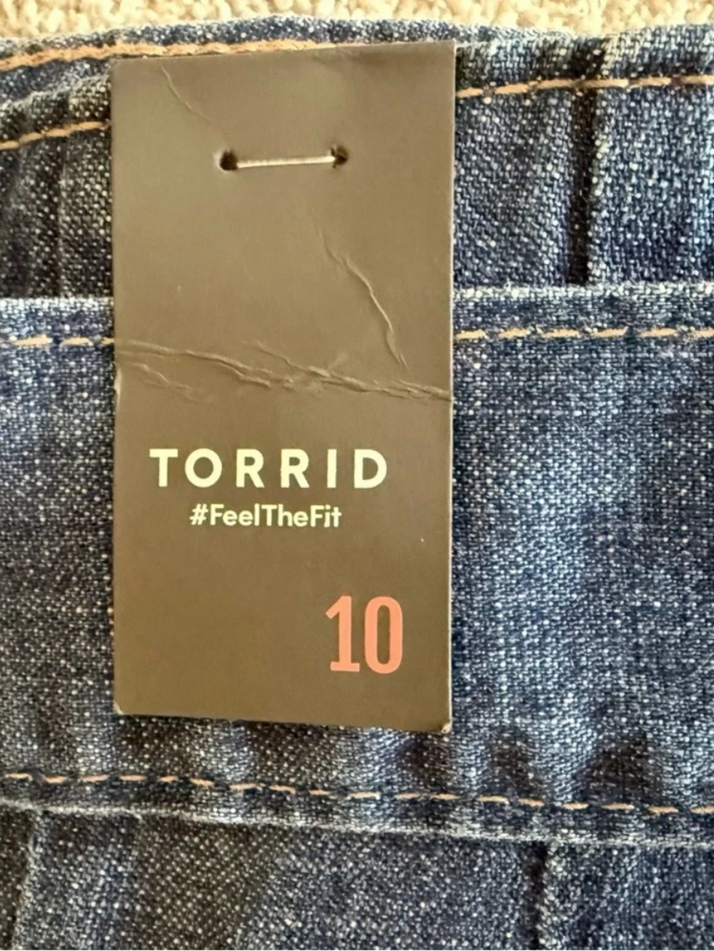 Torrid Baggy High-Rise Tie-Belt Short (Size 10)